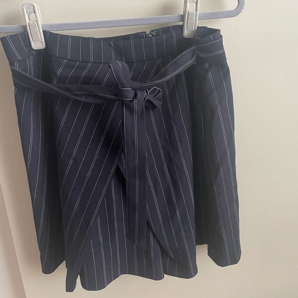 Banana Republic Pinstriped Mini Skirt